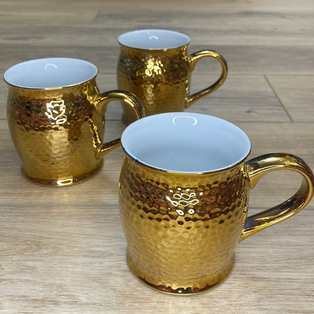 Luxe Habitat Hammered‎ Coffee Mug